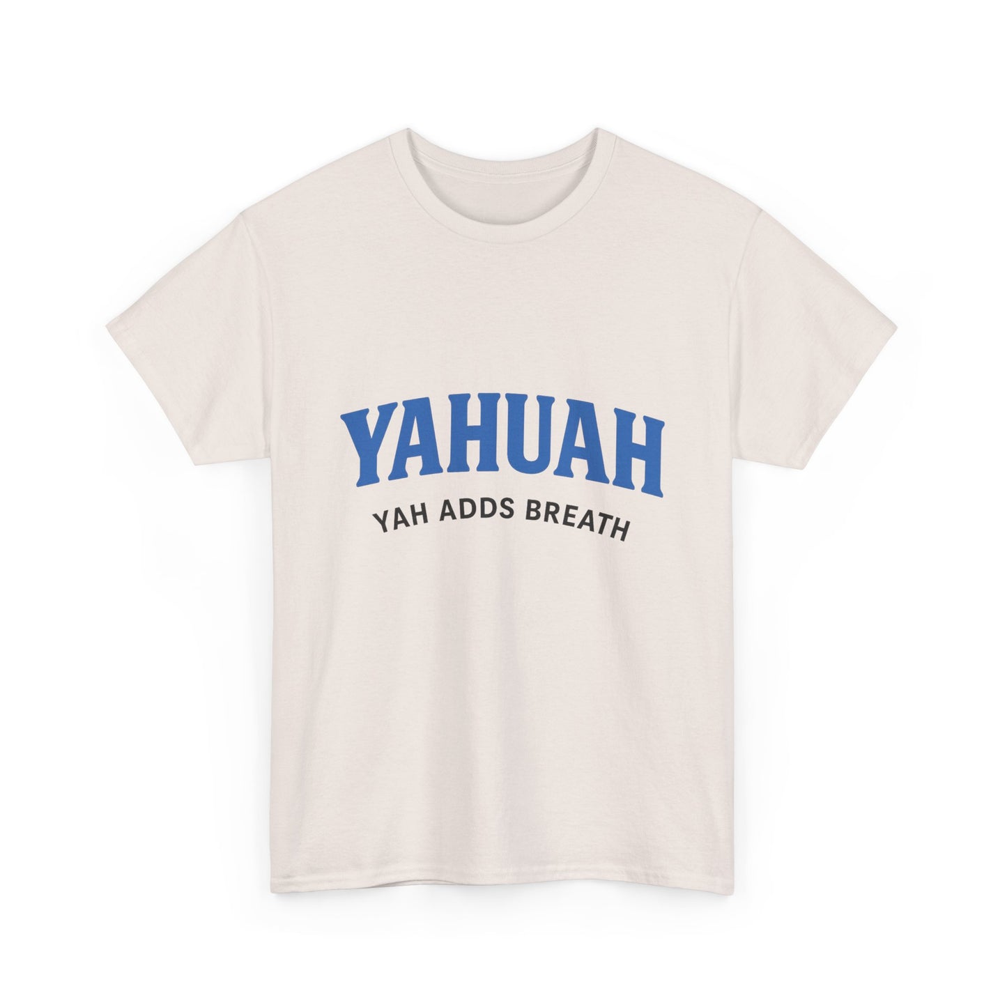 YAHUAH Heavy Cotton Tee - Unisex Spiritual Breath Design
