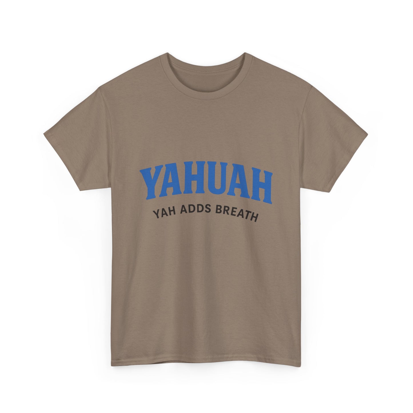 YAHUAH Heavy Cotton Tee - Unisex Spiritual Breath Design