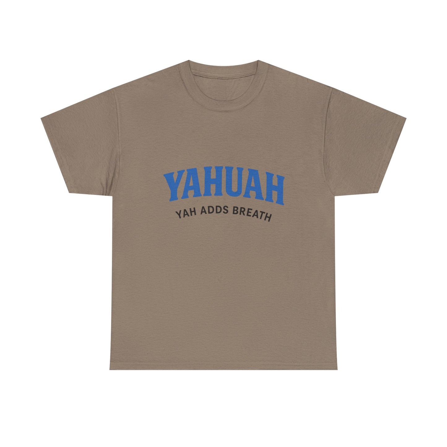YAHUAH Heavy Cotton Tee - Unisex Spiritual Breath Design