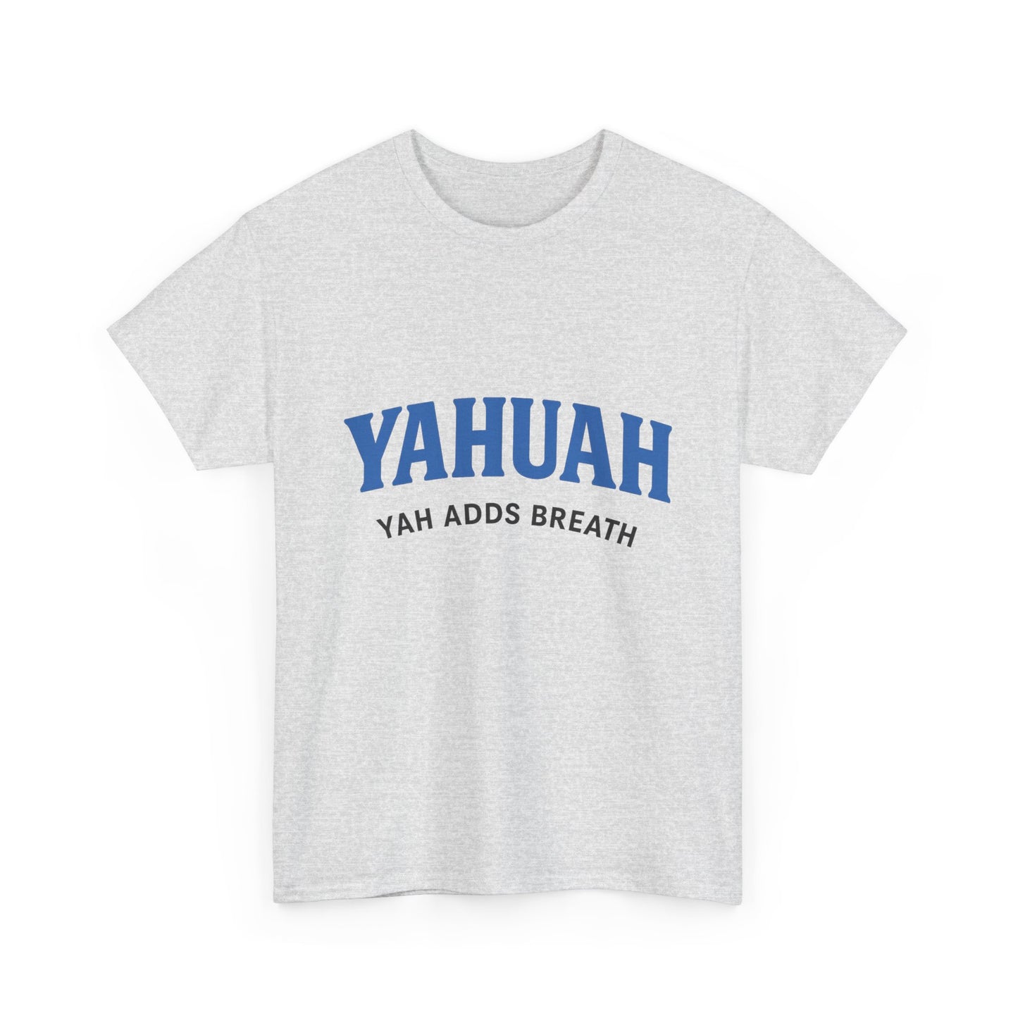 YAHUAH Heavy Cotton Tee - Unisex Spiritual Breath Design