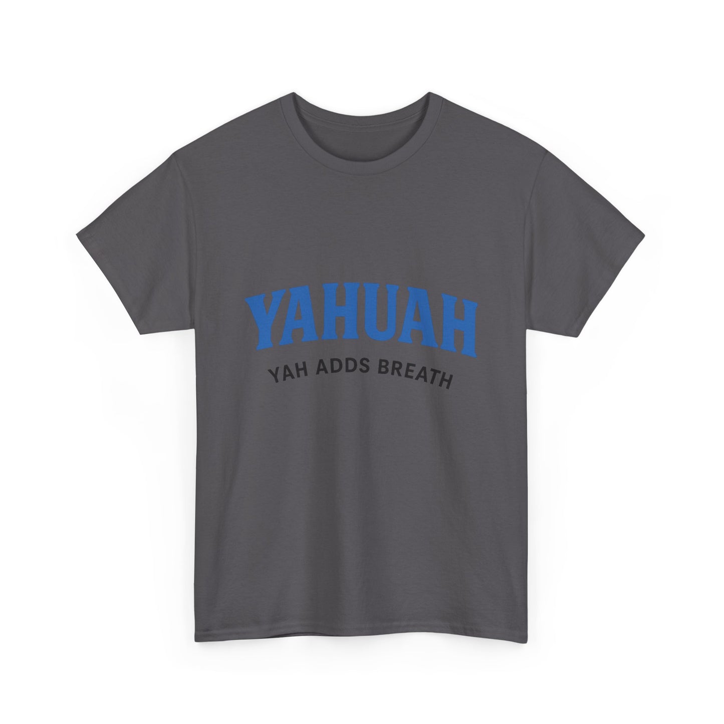 YAHUAH Heavy Cotton Tee - Unisex Spiritual Breath Design