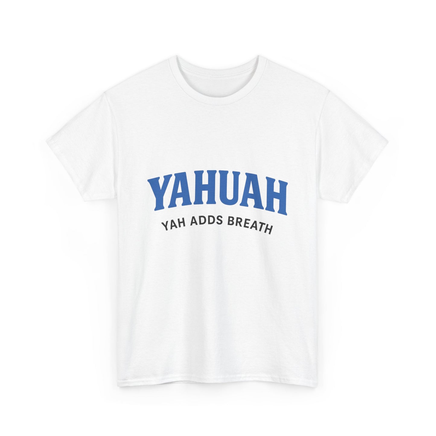 YAHUAH Heavy Cotton Tee - Unisex Spiritual Breath Design
