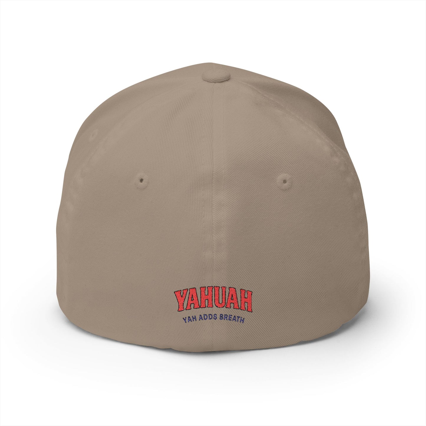 Embroidered Cap - Sacred Name YAHUAH in Red and Black