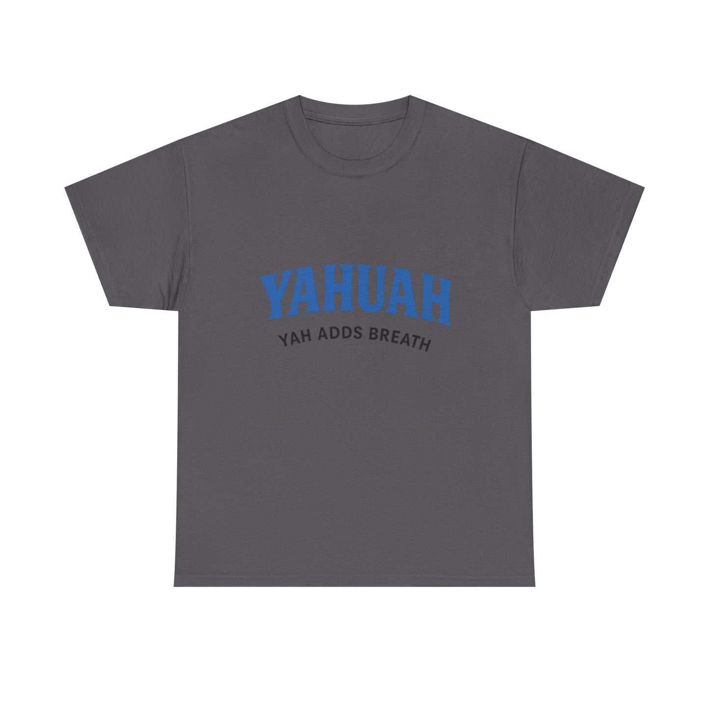 YAHUAH Heavy Cotton Tee - Unisex Spiritual Breath Design