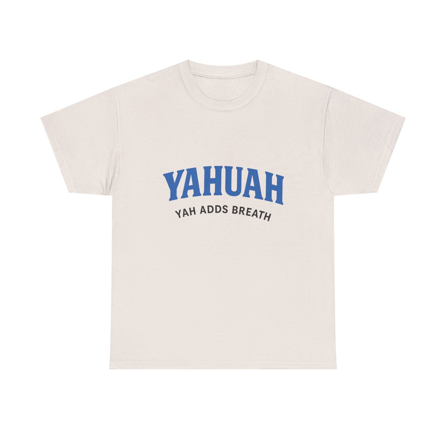 YAHUAH Heavy Cotton Tee - Unisex Spiritual Breath Design