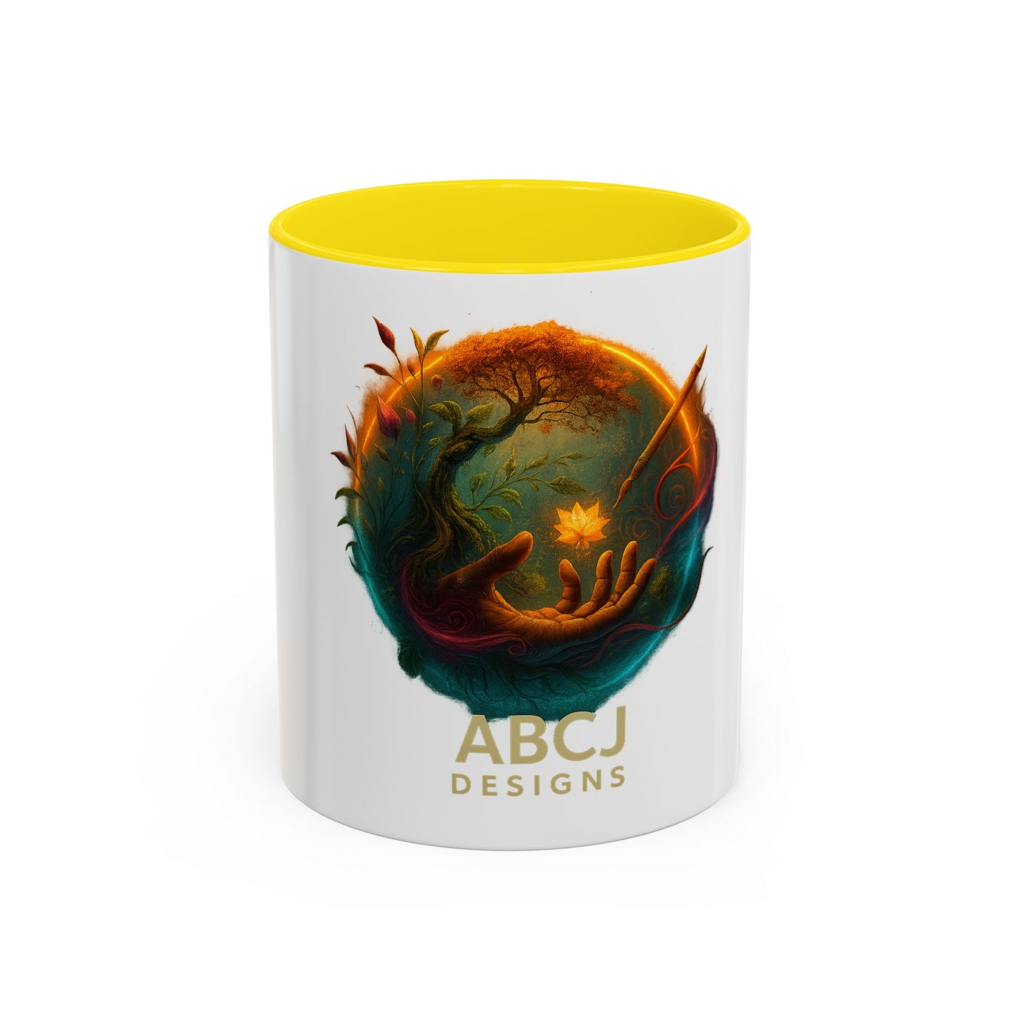 Accent Coffee Mug (11, 15oz) - ABCJ Designs