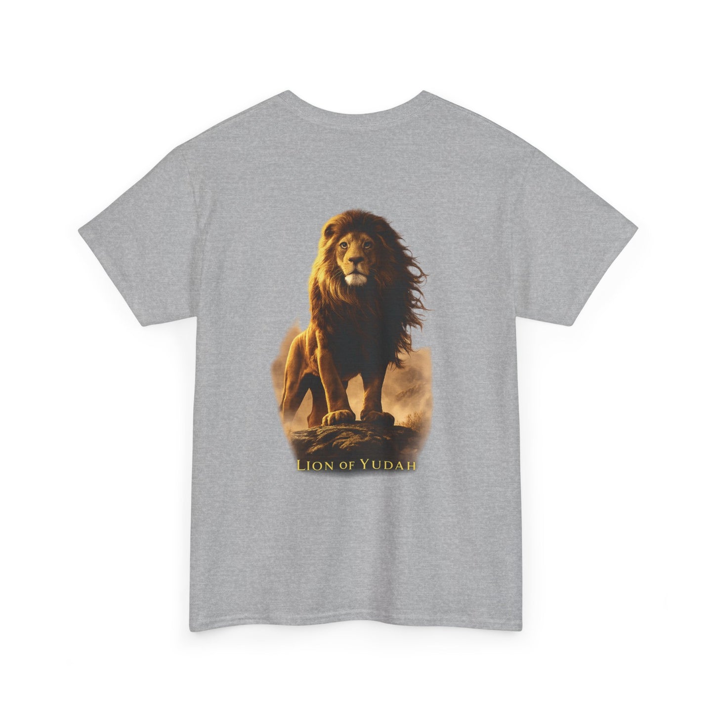 Yahuah Lion Tee — "Lion of Yahuah" Spiritual Faith Graphic T-Shirt