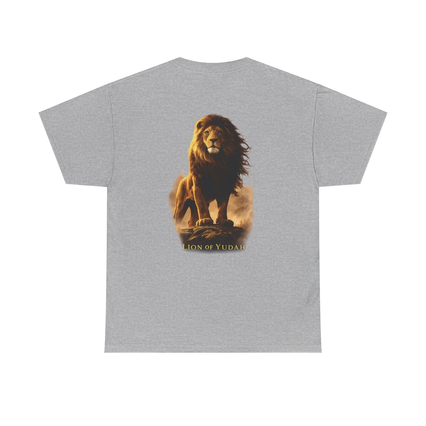 Yahuah Lion Tee — "Lion of Yahuah" Spiritual Faith Graphic T-Shirt